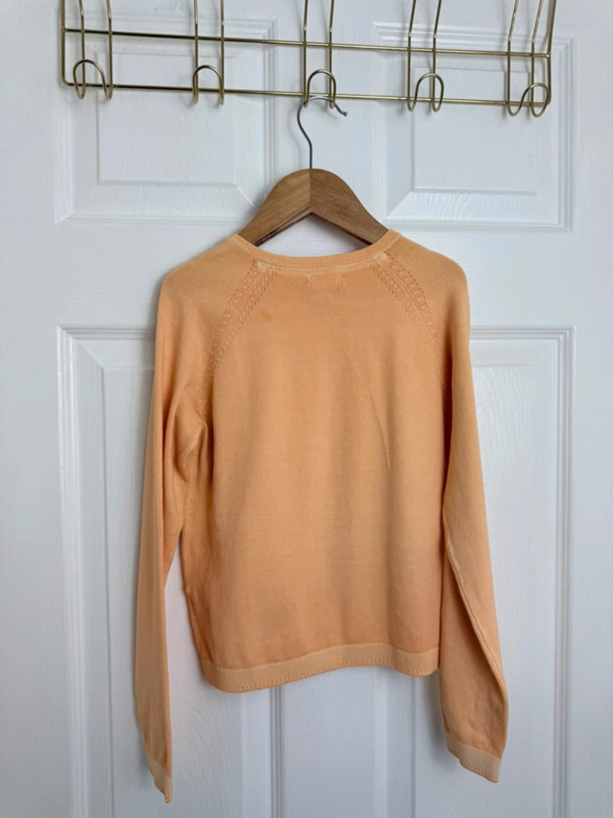 NEW Ex NXT Orange Fine Knit Button Cardigan - Girls 8 Years - Back On The Shelves High Street Discount Outlet Online UK