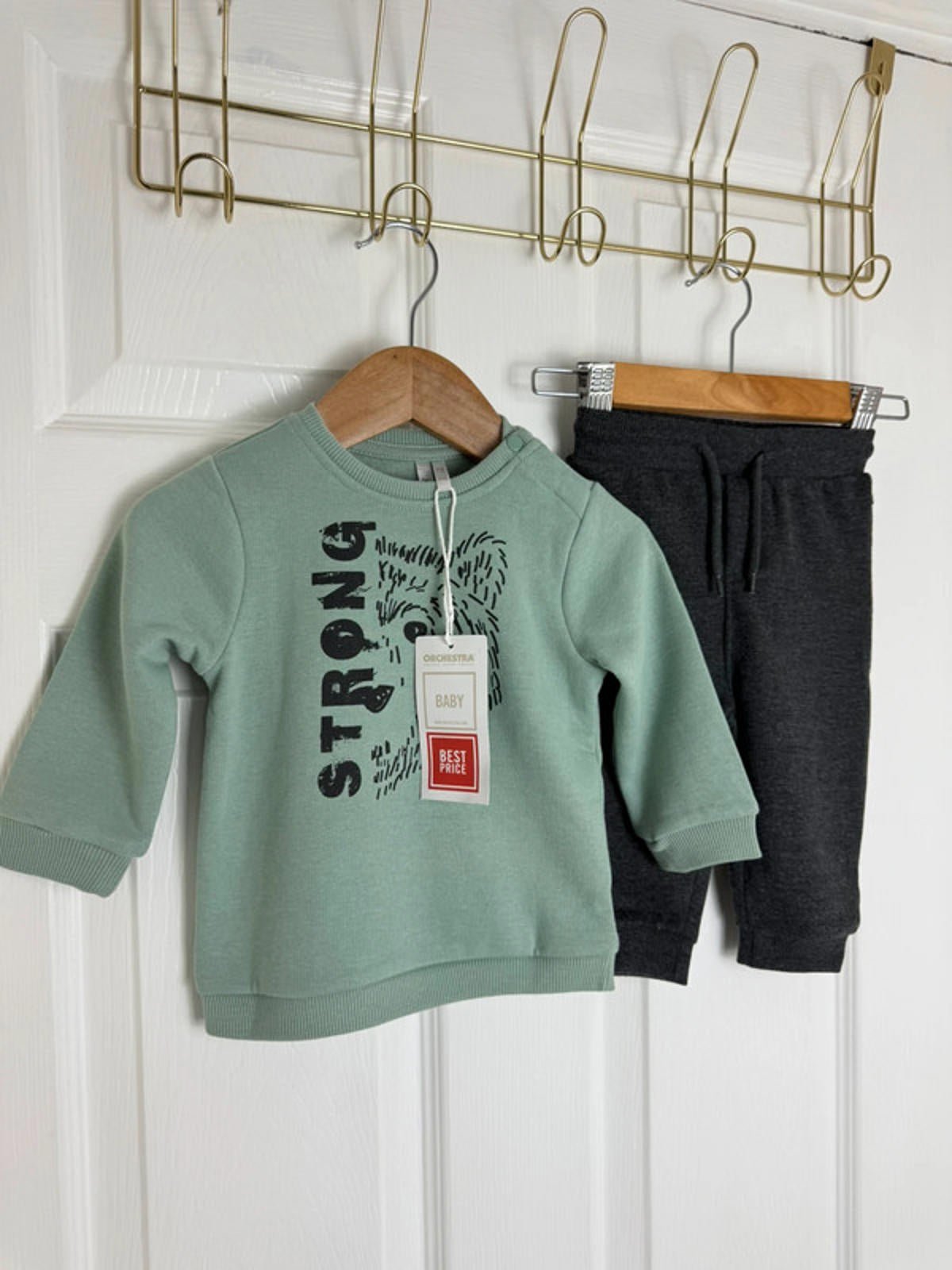 Orchestra Baby Boy Outfit 9 Months | Jumper & Joggers Set | New With Tags - Back On The Shelves High Street Discount Outlet Online UK