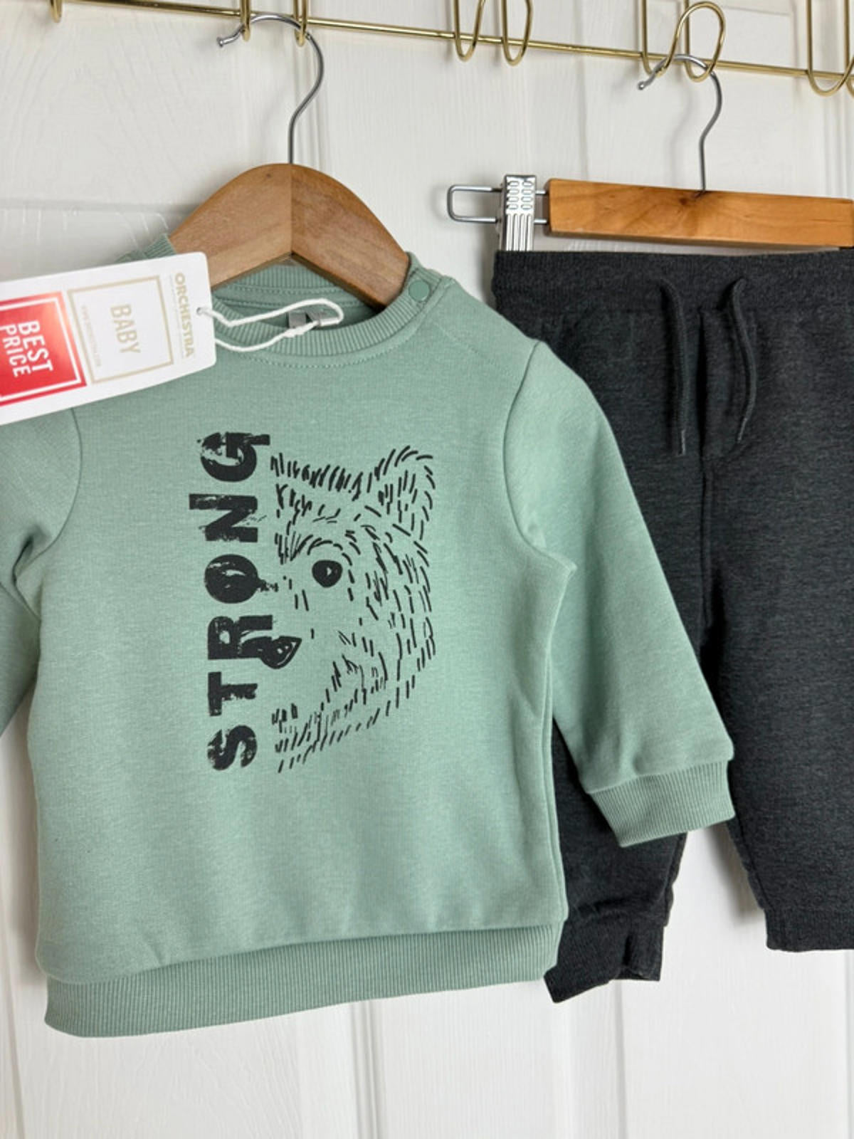 Orchestra Baby Boy Outfit 12 Months | Jumper & Joggers Set | New With Tags - Back On The Shelves High Street Discount Outlet Online UK