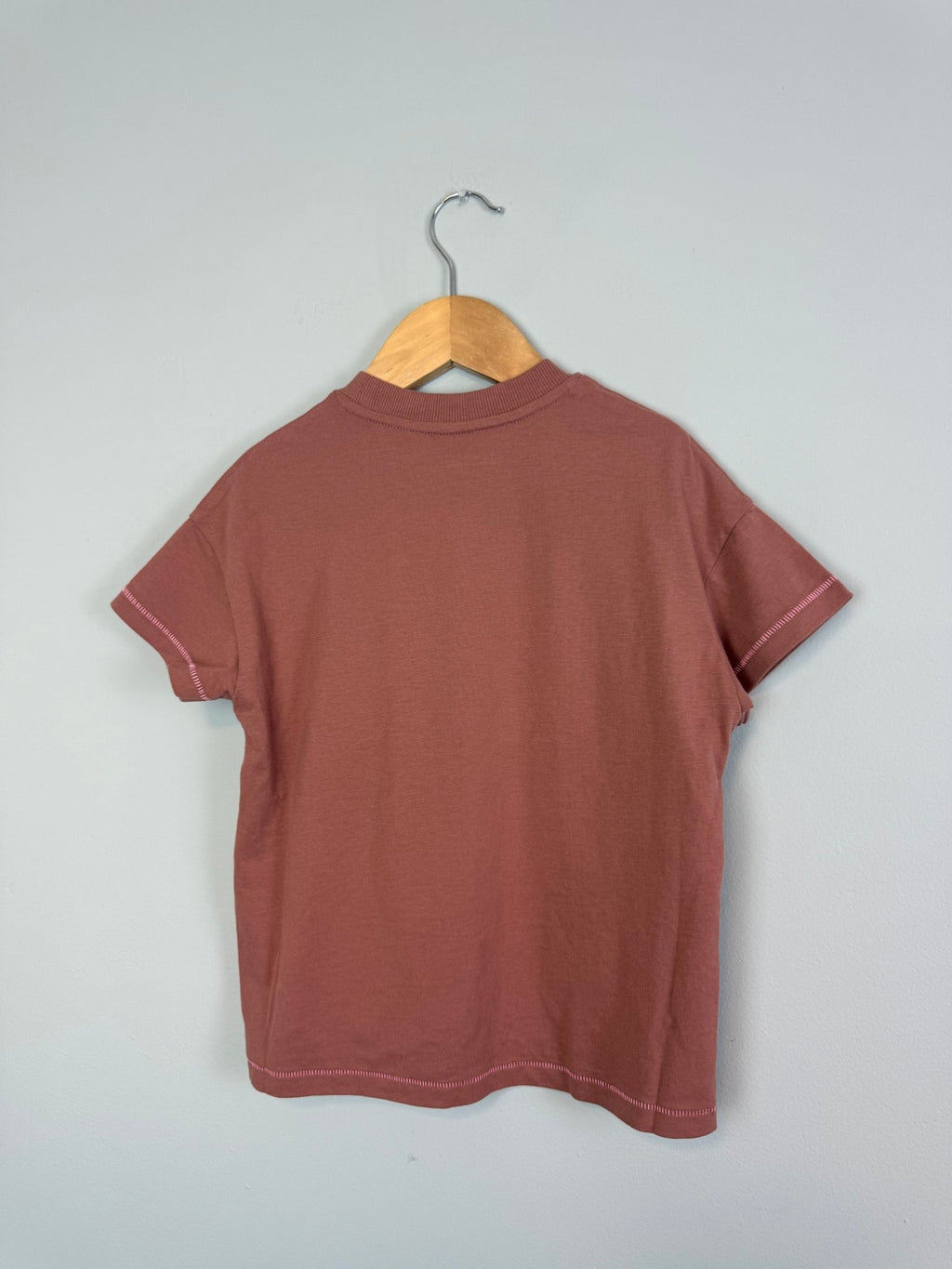 Ex MS Sequin Palm Tree Short Sleeve Top - Girls 2 - 10 Years - Back On The Shelves High Street Discount Outlet Online UK