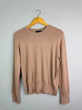 Ladies Ex MS Beige Knit Jumper - Size L - Back On The Shelves High Street Discount Outlet Online UK