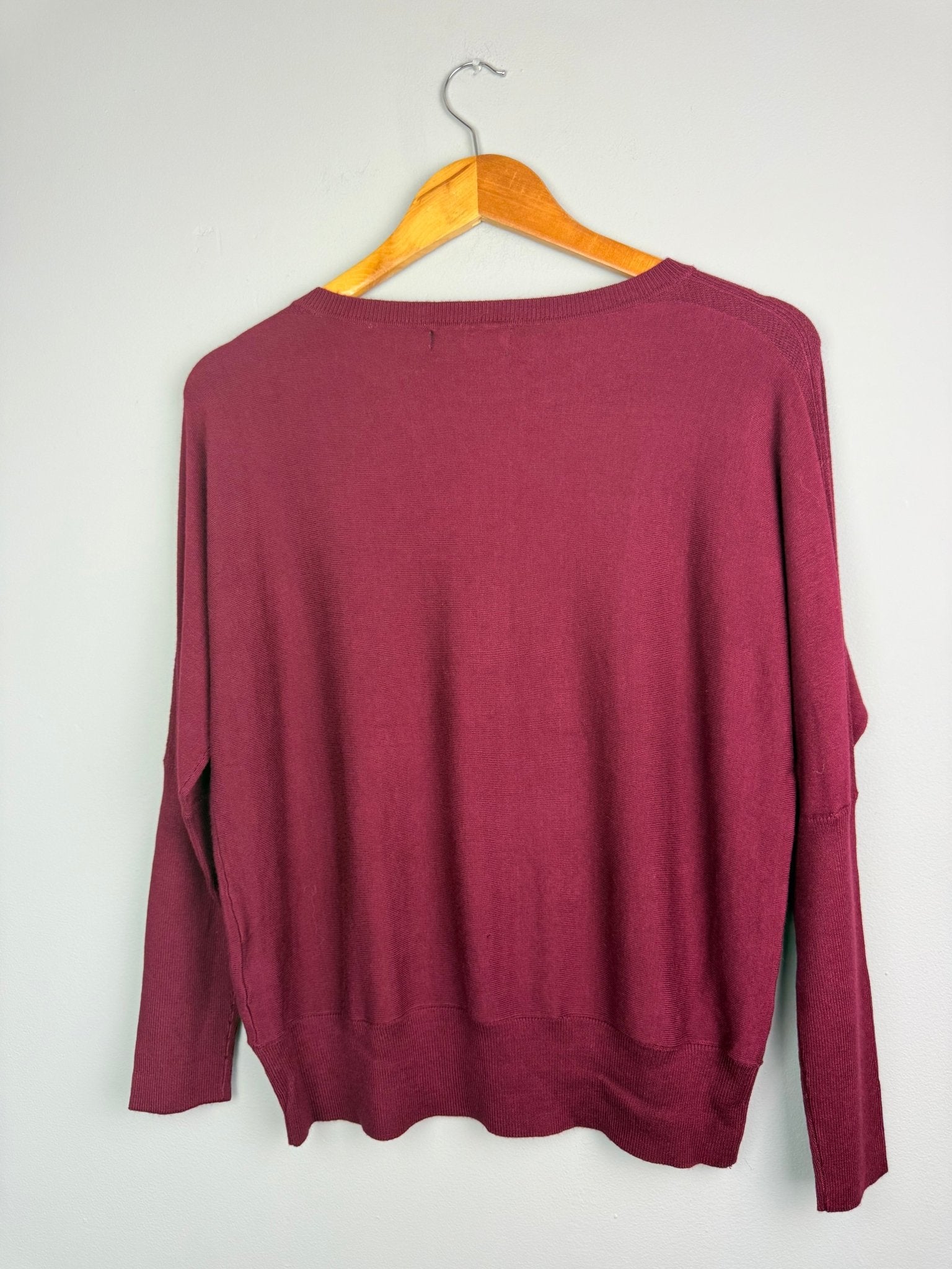 Ladies Ex MS Red Knit Jumper - Size XS - Back On The Shelves High Street Discount Outlet Online UK
