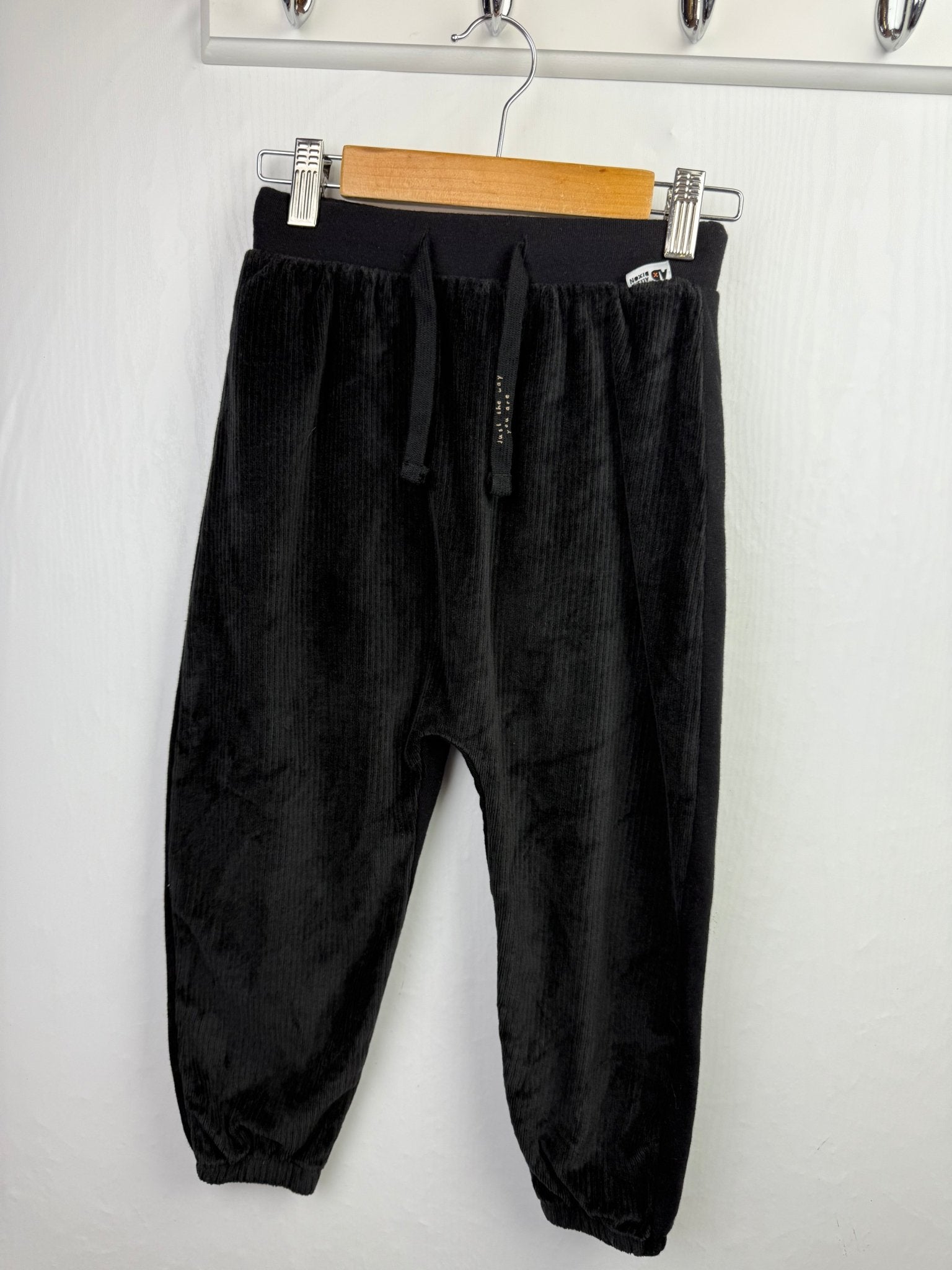 NEW Alesha Dixon Black Velour Jogging Bottoms - Girls 5 - 10 Years - Back On The Shelves High Street Discount Outlet Online UK
