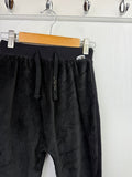 NEW Alesha Dixon Black Velour Jogging Bottoms - Girls 5 - 10 Years - Back On The Shelves High Street Discount Outlet Online UK