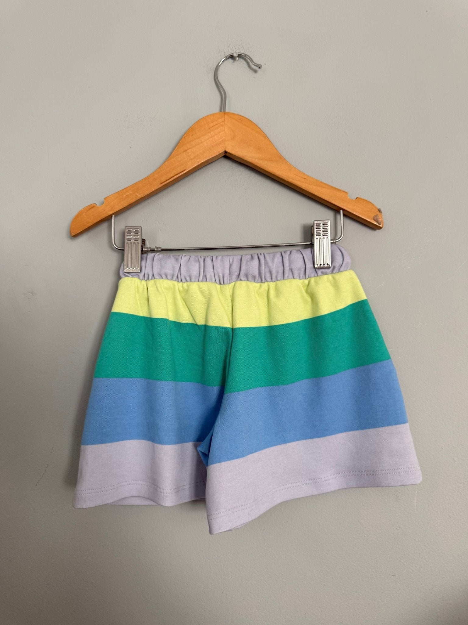 NEW Ex MS 100% Cotton Striped Shorts - Unisex 2 - 8 Years - Back On The Shelves High Street Discount Outlet Online UK