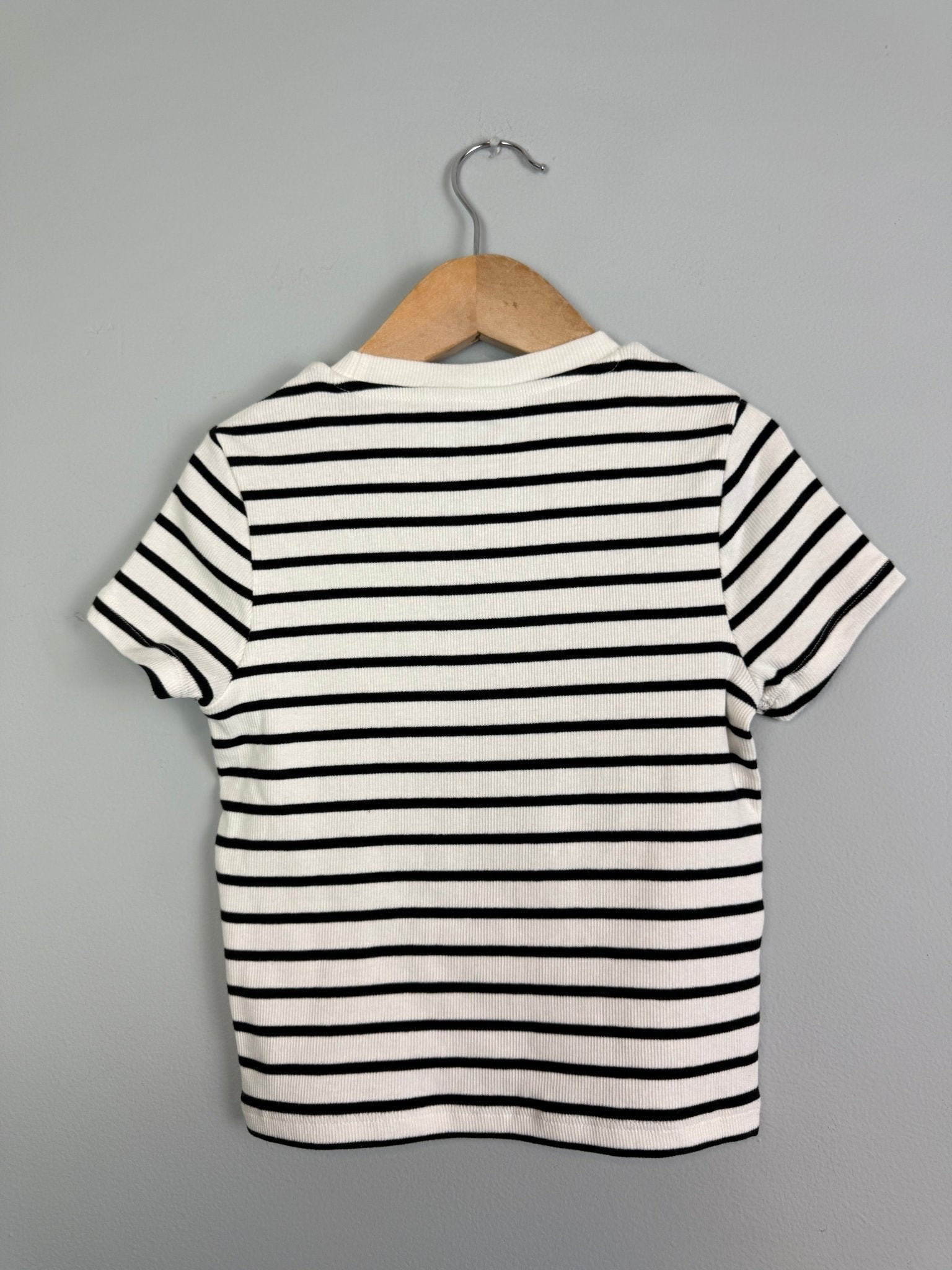 NEW Ex MS Striped Short Sleeve Top - Girls 2 - 16 Years - Back On The Shelves High Street Discount Outlet Online UK