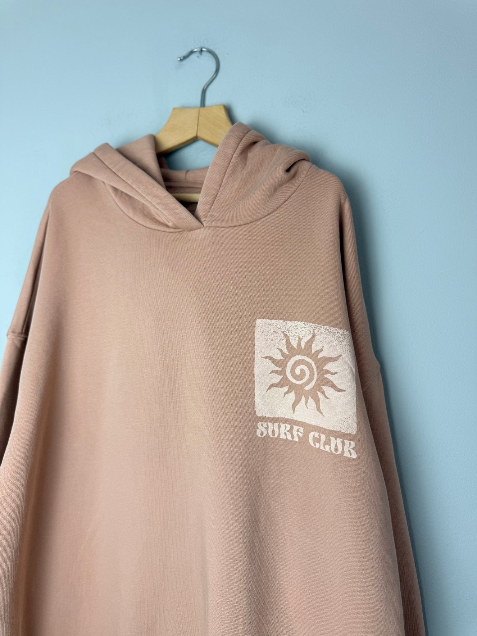NEW Ex MS Surf Club Sand Hoodie - Unisex 7 - 14 Years - Back On The Shelves High Street Discount Outlet Online UK