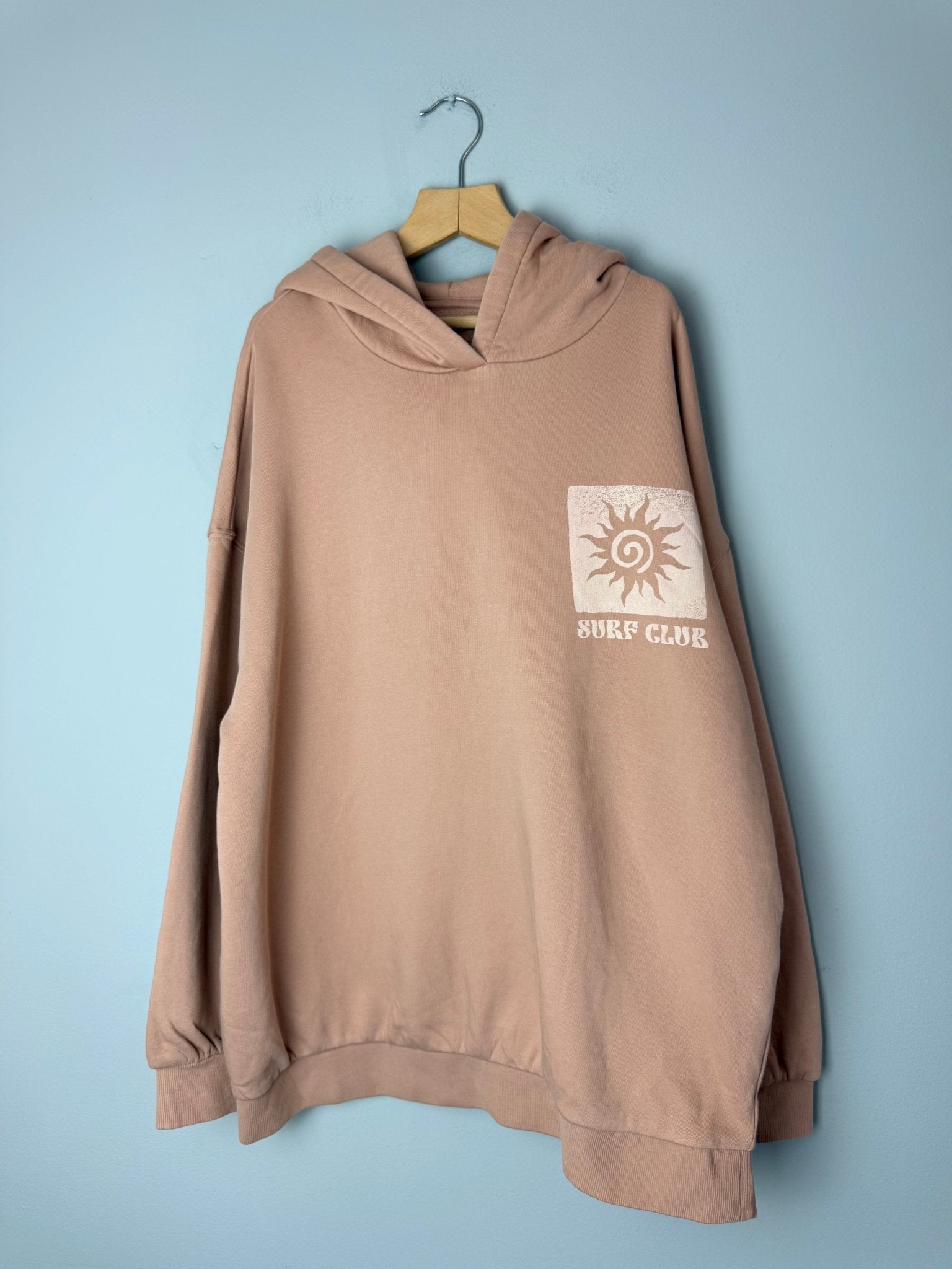 NEW Ex MS Surf Club Sand Hoodie - Unisex 7 - 14 Years - Back On The Shelves High Street Discount Outlet Online UK