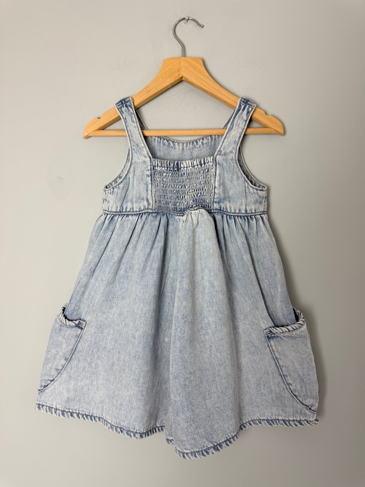 NEW Ex NXT 100% Cotton Denim Playsuit - Girls 3 - 12 Years - Back On The Shelves High Street Discount Outlet Online UK