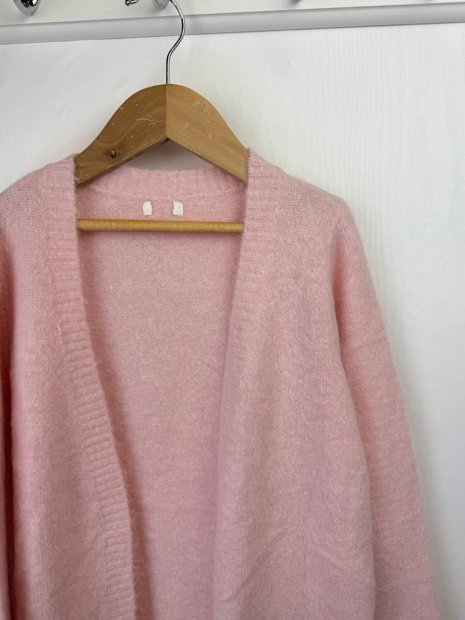 NEW Fluffy Pink Long Cardigan - Girls 9 Years - Back On The Shelves High Street Discount Outlet Online UK