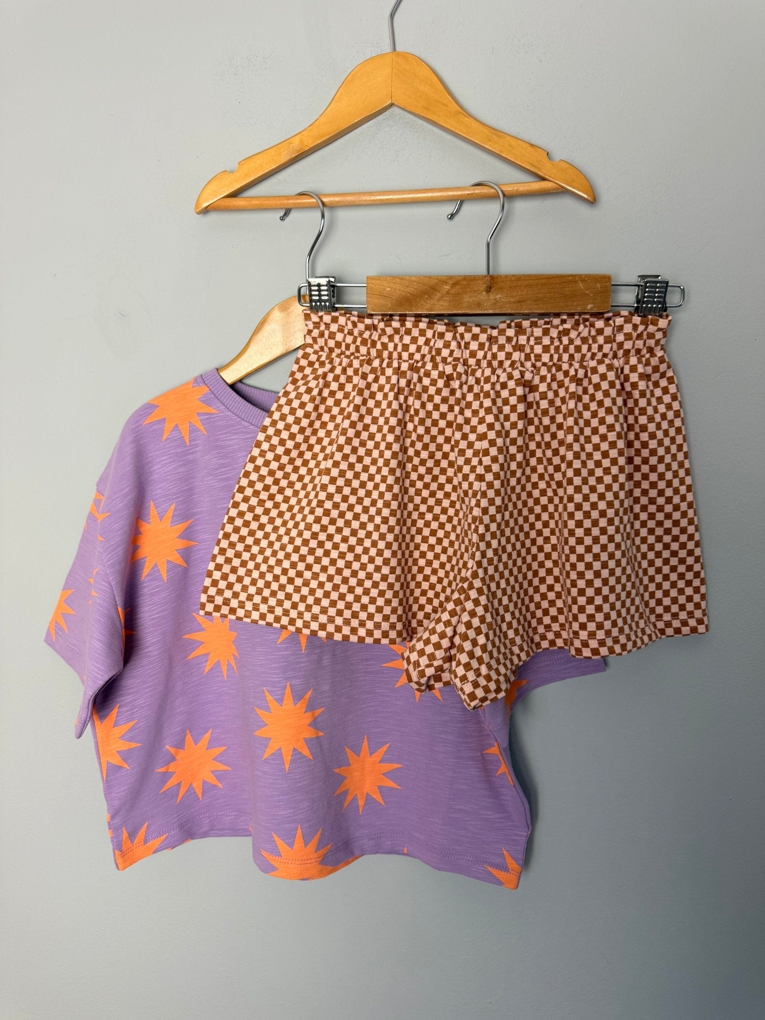 NEW Ex NXT Oversized Top & Shorts Set - Girls 9m - 7Y - Back On The Shelves High Street Discount Outlet Online UK